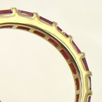 Load image into Gallery viewer, 14K Solid Yellow Gold Ruby Ring.