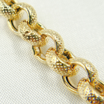 Load image into Gallery viewer, Plated 925 Sterling Silver Textured Round Link Chains