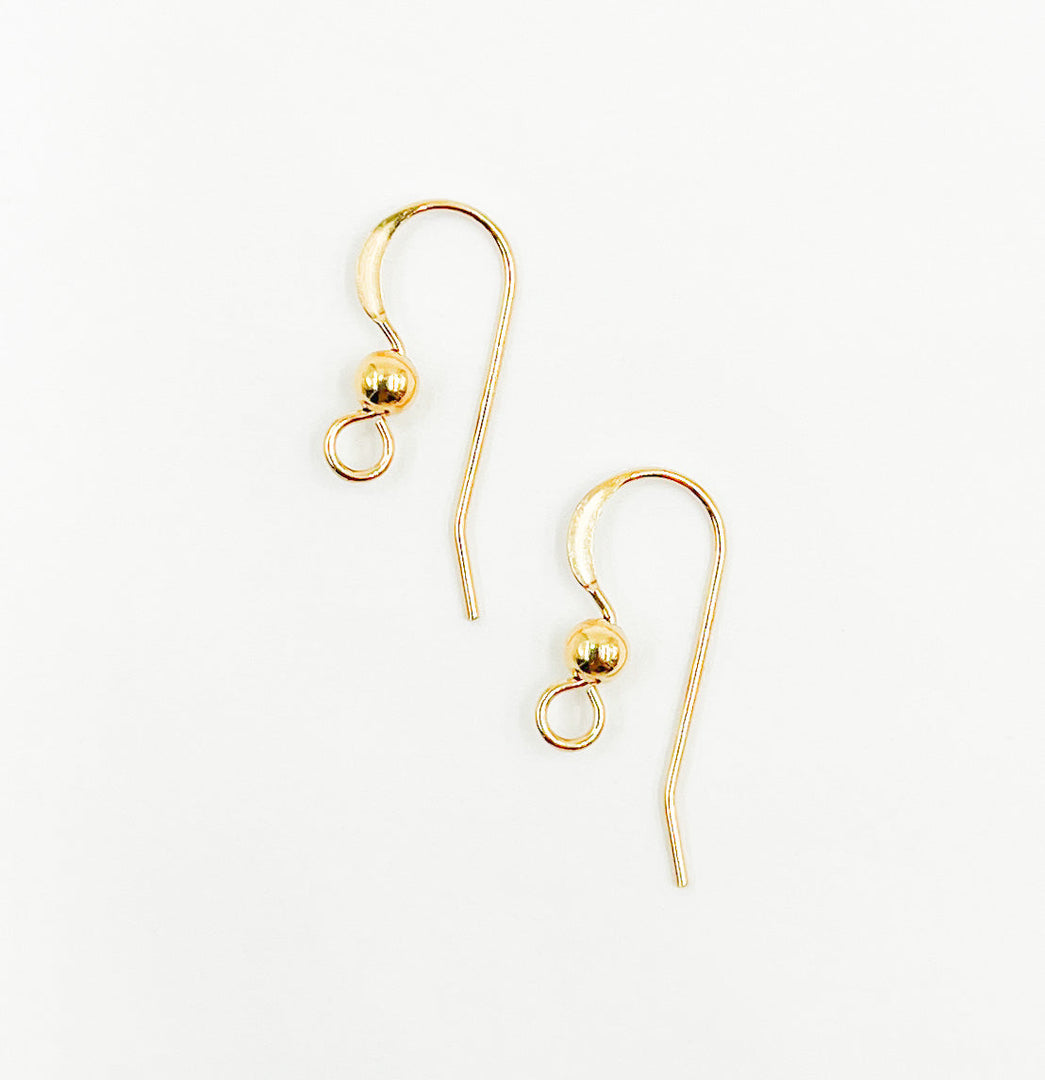 14K Gold Filled Ear Wire With Ball. GFEW3