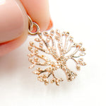Load image into Gallery viewer, Diamond Sterling Silver Tree Pendant