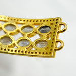 Load image into Gallery viewer, Shop Now Diamond Sterling Silver Connector with Gemstones