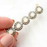 Load image into Gallery viewer, DC277. Diamond Sterling Silver Fancy Pendant with Gemstone
