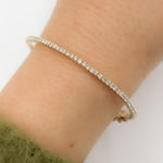 Load image into Gallery viewer, BNL68424. 14K Solid Gold Diamond Bangle