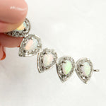 Load image into Gallery viewer, DP094. Diamond Sterling Silver Fancy Pendant with Gemstone