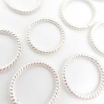 Load image into Gallery viewer, Buy Now White Twisted Close Jump Ring