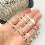 Load image into Gallery viewer, Y72SS. Sterling Silver Miami Flat Curb Link Chain