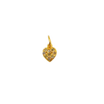 Load image into Gallery viewer, 14K Gold Charm. Heart Pendant with Diamonds. GDP295