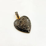 Load image into Gallery viewer, Diamond Sterling Silver Heart Pendant