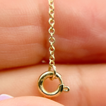Load image into Gallery viewer, OJ30069. 14K Solid Gold Necklace With 7 Rectangles in the Center