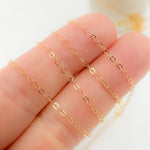 Load image into Gallery viewer, 1018FGF. 14k Gold Filled Flat Cable Chain