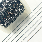 Load image into Gallery viewer, Oxidized 925 Sterling Silver Satellite Tube Chains