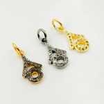 Load image into Gallery viewer, DC438. Diamond Sterling Silver Fancy Shape Charm