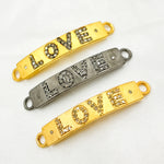 Load image into Gallery viewer, DC511. Diamond & Sterling Silver Long Love Connector