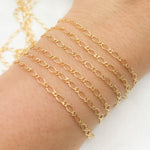 Load image into Gallery viewer, V243GF. 14k Gold-Filled Long and Short Links.