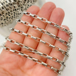 Load image into Gallery viewer, 501OX. Oxidized Sterling Silver Smooth Box Chain