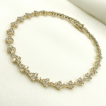 Load image into Gallery viewer, TJ0014. 14k Solid Gold Diamond Bracelet