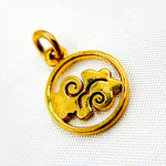 Load image into Gallery viewer, DC192. Diamond & Sterling Silver Fancy Round Charm