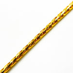 Load image into Gallery viewer, TRE004. 14k Solid Yellow Gold Wheat Chain