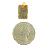 Load image into Gallery viewer, Sterling Silver Rectangle Charm