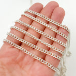 Load image into Gallery viewer, X20SS. Sterling Silver Curb Chain