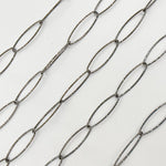 Load image into Gallery viewer, Silver Diamond Cut Oval Link Chain