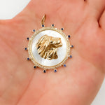Load image into Gallery viewer, Gold Round Pendant