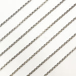 Load image into Gallery viewer, Buy Now Oxidized Sterling Silver Rolo Chain