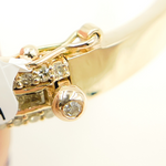 Load image into Gallery viewer, KG88. 14K Solid Gold Diamonds Bangle