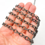 Load image into Gallery viewer, Shop Sterling Silver Twisted Oval Link Chain