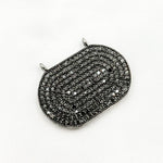 Load image into Gallery viewer, Buy Now Diamond Sterling Silver Oval Pendant