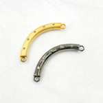 Load image into Gallery viewer, Diamond Sterling Silver Long Tube Connector