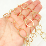 Load image into Gallery viewer, 674FGF. 14k Gold Filled Flat Oval Link Chain
