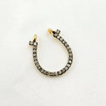 Load image into Gallery viewer, Silver Horseshoe Pendant