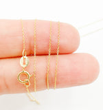 Load image into Gallery viewer, 14K Solid Gold Cable Chain