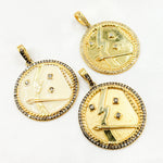 Load image into Gallery viewer, Silver Sagitarius Round Pendant