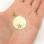 Load image into Gallery viewer, Shop Silver Round Star Enamel Pendant