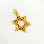 Load image into Gallery viewer, DC429. Diamond Silver Star of David Pendant