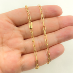 Load image into Gallery viewer, 14k Gold Filled Round Paperclip Finished Necklace. 2505Necklace
