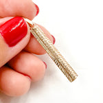 Load image into Gallery viewer, DP266. Diamond Sterling Silver Rectangle Pendant