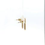 Load image into Gallery viewer, ER416416Y. 14k Solid Gold Diamond Dangle Ovals Earrings