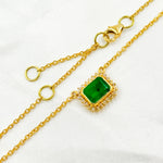 Load image into Gallery viewer, CN96104EM. 14K Solid Gold Diamond and Gemstone Necklace
