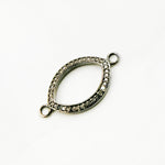 Load image into Gallery viewer, DC887. Diamond Sterling Silver Marquise Shape Connector
