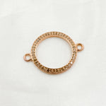 Load image into Gallery viewer, DC884. Diamond Sterling Silver Round Connector