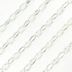Load image into Gallery viewer, Silver Oval Link Chain.