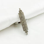 Load image into Gallery viewer, DR07. Diamond Sterling Silver Statement Ring