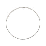 Load image into Gallery viewer, 14K Solid Gold Diamond Tennis Choker Necklace