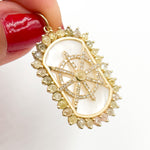 Load image into Gallery viewer, 14K Gold Ship Helm Pendants