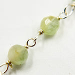 Load image into Gallery viewer, Buy Coated Aquamarine Sterling Silver Wire Chain