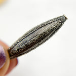Load image into Gallery viewer, DC824. Diamond & Sterling Silver Long Oval Bead