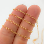 Load image into Gallery viewer, V303GF. 14K Gold Filled Long & Short Round Link Chain